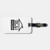 Hikomori 引 こ り Japanse recluse Bagagelabel (Achterkant horizontaal)