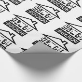 Hikomori 引 こ り Japanse recluse Cadeaupapier (Hoek)