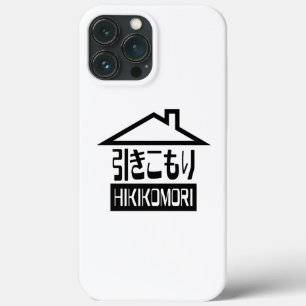 Hikomori 引 こ り Japanse recluse iPhone 13 Pro Max Hoesje