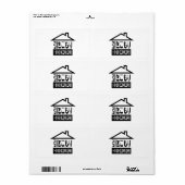 Hikomori 引 こ り Japanse recluse Etiket (Full Sheet)