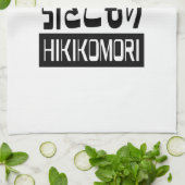 Hikomori 引 こ り Japanse recluse Theedoek (Gevouwen)