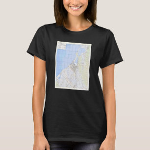 Hikone Japan Map (1945) T-shirt