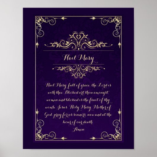 Hil Mary katholiek Poster (Voorkant)