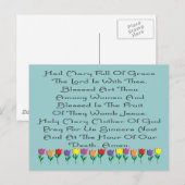 Hil Mary katholieke gebedsfort en kaarten (Voorkant / Achterkant)