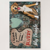 Hilarieuze gedachten van mijn Beagle Legpuzzel (Verticaal)