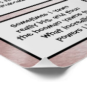 Hilarieuze gedachten van mijn Bernese Mountain Dog Perfect Poster (Hoek)