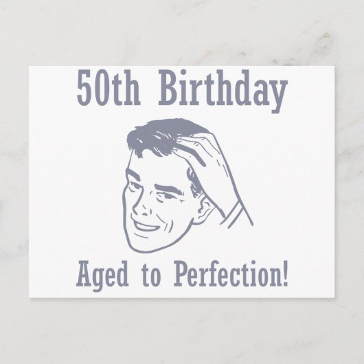 Hilarious 50th Birthday Gifts Briefkaart (Voorkant)