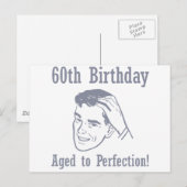 Hilarious 60th Birthday Gifts Briefkaart (Voorkant / Achterkant)