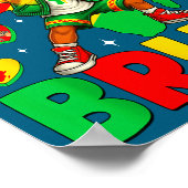 Hilarious African Black Dabbing Bruh Seven History Poster (Hoek)