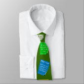 Hilarious apotheker schrijft necktie voor mannen stropdas (Gebonden)