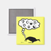 Hilarious atheist magneet (Voorkant / Achterkant)