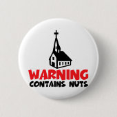 Hilarious atheist ronde button 5,7 cm (Voorkant)