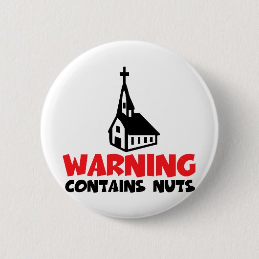 Hilarious atheist ronde button 5,7 cm (Voorkant)
