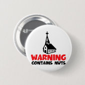 Hilarious atheist ronde button 5,7 cm (Voorkant /achterkant)