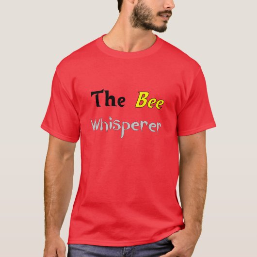 Hilarious Bee Keeper T-Shirt "The BeeFather" (Voorkant)