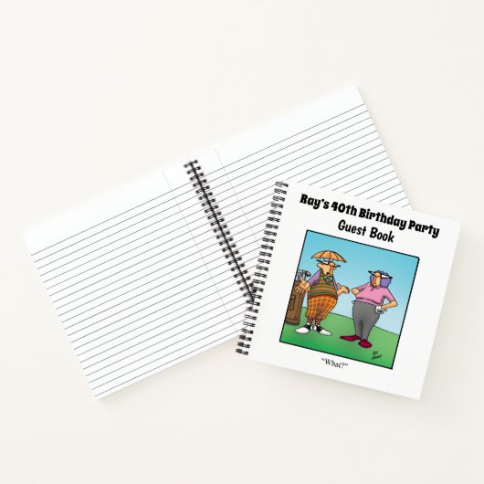 Hilarious Birthday Party Guestbook Notitieboek (Binnen)