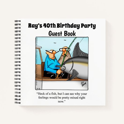 Hilarious Birthday Party Guestbook Notitieboek (Voorkant)
