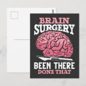 Hilarious Brain Surgery Doctor Gezegde Briefkaart (Voorkant / Achterkant)
