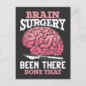 Hilarious Brain Surgery Doctor Gezegde Briefkaart (Voorkant)