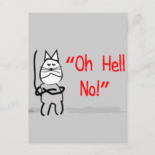 Hilarious Cat Art Cards en Gifts-Cat Lovers Briefkaart (Voorkant)
