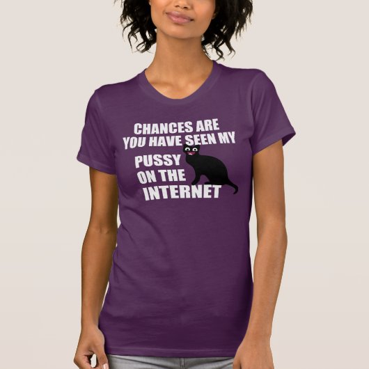 Hilarious Cat Quote T-shirt (Voorkant)