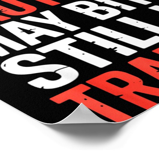 Hilarious Caution Service Human Bite Training Stil Poster (Hoek)