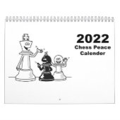 Hilarious Chess Peace 2022-kalender Kalender (Hoes)