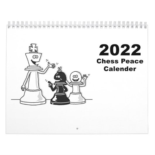 Hilarious Chess Peace 2022-kalender Kalender (Hoes)