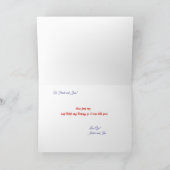 Hilarious Christmas Card with Silly Black Cat Feestdagen Kaart (Binnen)