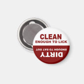 Hilarious Clean en Dirty Dishwasher Magnet (Voorkant / Achterkant)