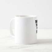 Hilarious Coffee Gezegde, Bad Coffee vs zuster Koffiemok (Voorkant links)