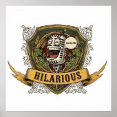 Hilarious Comedy T-Shirt Poster (Voorkant)