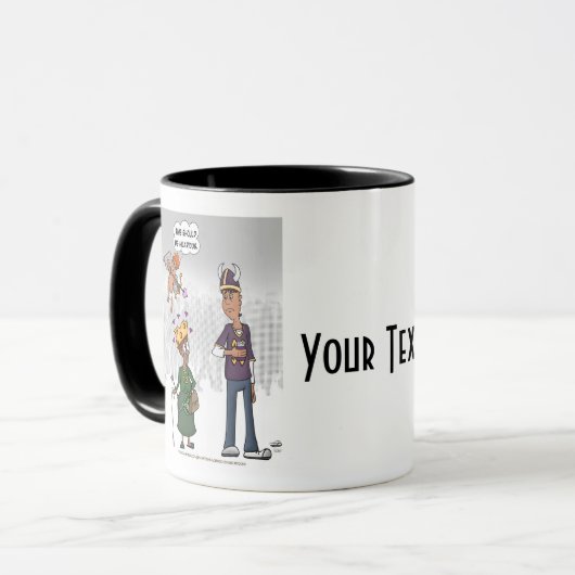 Hilarious Cupid Combo Mok (Voorkant links)