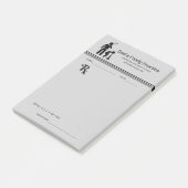 Hilarious Dad's Family Practice Prescription Pad Post-it® Notes (Schuin)