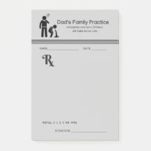 Hilarious Dad's Family Practice Prescription Pad