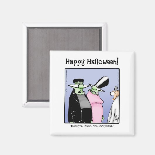 Hilarious Frankenstein Monster Humor Magnet (Voorkant / Achterkant)