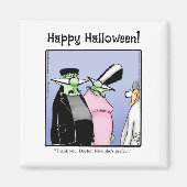Hilarious Frankenstein Monster Humor Magnet (Voorkant)