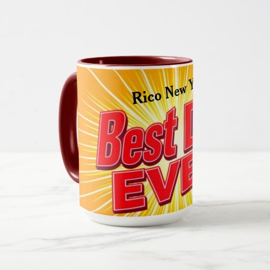 Hilarious Funny Dad Coffee Mug | Personalized Mok (Voorkant links)