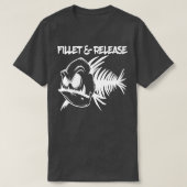 Hilarious Funny Gevist Garment filet en release T-shirt (Design voorkant)