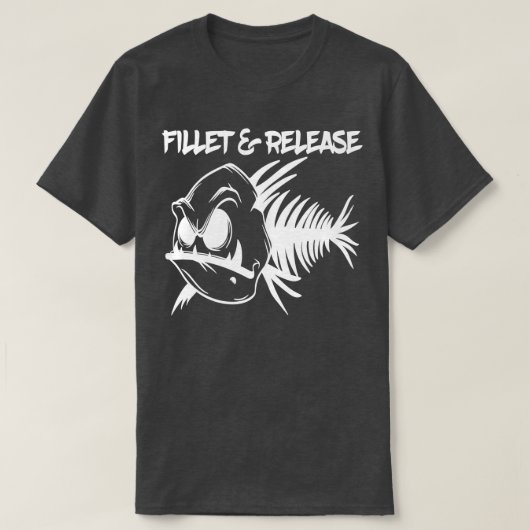 Hilarious Funny Gevist Garment filet en release T-shirt (Design voorkant)