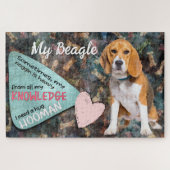 Hilarious gedachte uit je Beagle Legpuzzel (Horizontaal)