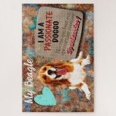 Hilarious gedachte uit je Beagle Legpuzzel (Verticaal)