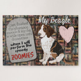 Hilarious gedachte uit je Beagle Legpuzzel
