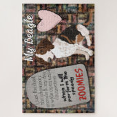 Hilarious gedachte uit je Beagle Legpuzzel (Verticaal)