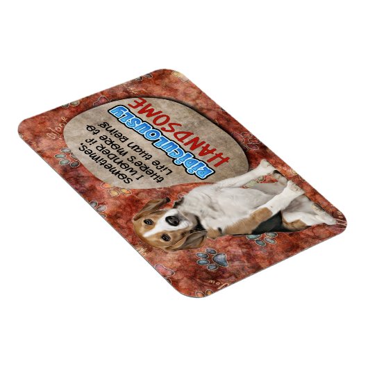 Hilarious gedachte uit je Beagle Magneet (Rechterzijde)