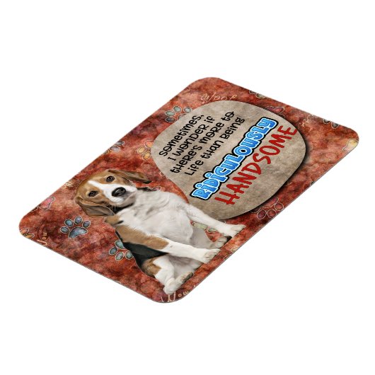 Hilarious gedachte uit je Beagle Magneet (Linkerzijde)