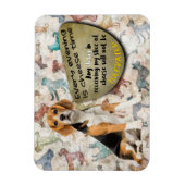 Hilarious gedachte uit je Beagle Magneet (Verticaal)