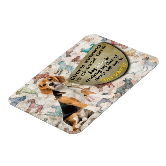 Hilarious gedachte uit je Beagle Magneet (Linkerzijde)