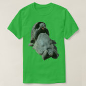 Hilarious Geeky Male Tortoise Mating T-shirt (Design voorkant)