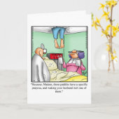 Hilarious Get Well Wenskaart Kaart (Gele Bloem)